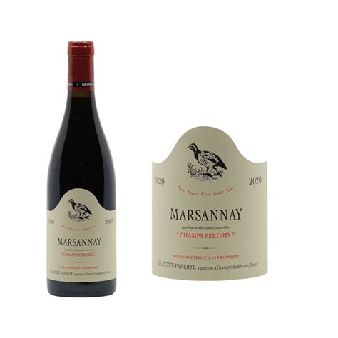 Marsannay Champs Perdrix 2020 Domaine Geantet Pansiot Côte de Nuits