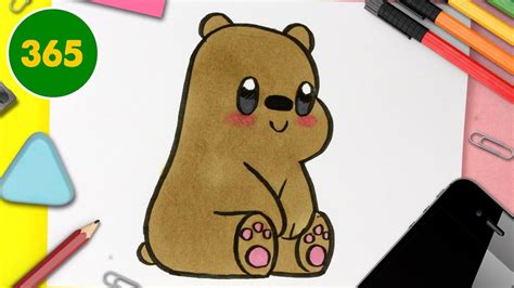 Comment Dessiner Un Ours Kawaii Dessins Kawaii Faciles Comment