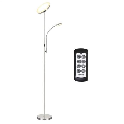 Tomons Lampadaire Sur Pied Salon Lampadaire Led Dimmable En Continu