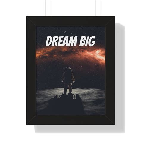 Dream Big Wall Decor-motivational Wall Art-inspirational - Etsy