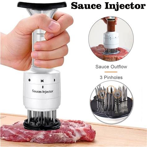 Buy Meat Tenderizer And Marinade Flavor Sauce Injector At Lowest Price