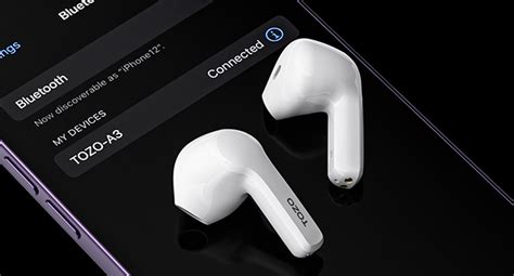 Amazon TOZO A3 Upgraded Wireless Earbuds Bluetooth 5 3 Half In Ear