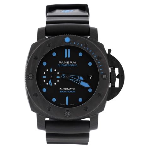 Panerai Luminor Submersible Carbotech 3 Days Automatic Watch Carbon And Titanium For Sale At 1stdibs