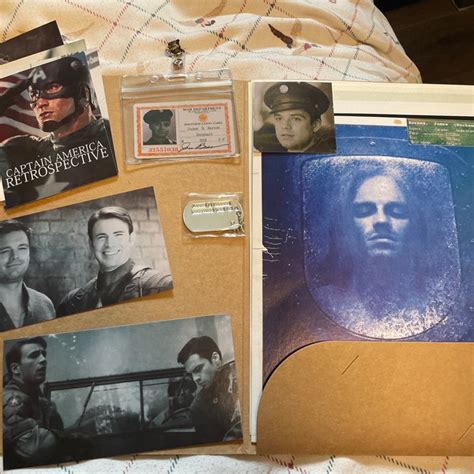 Bucky Barnes Secret File Winter Soldier Shield Files Paper Props