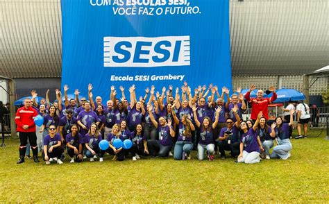 sesi day comunidade celebra  chegada da nova escola sesi granbery