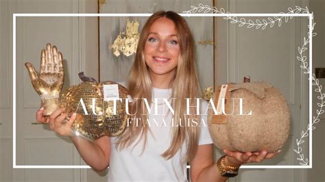 Autumn Tkmaxx H M Home Bargains Haul Ft Ana Luisa Jewellery