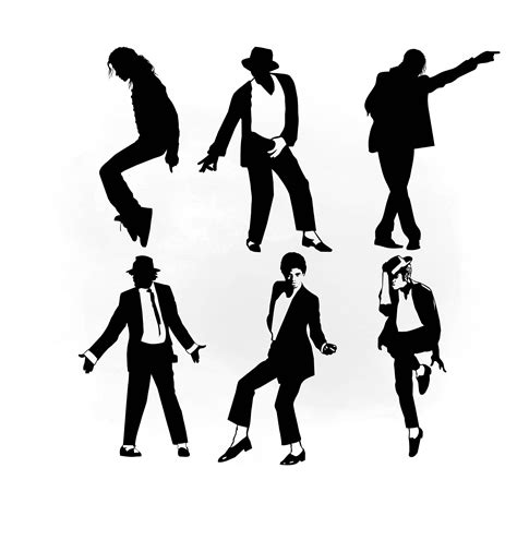 Michael Jackson Svg Clipart Michael Jackson Vector Svg Files