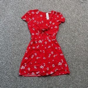 Francesca S Collections Dresses Francescas Red Flowered Dress