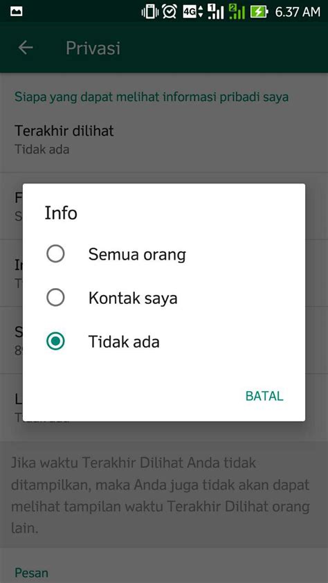 Ciri Ciri Nomor WhatsApp Tidak Disimpan Teman Besok Pagi