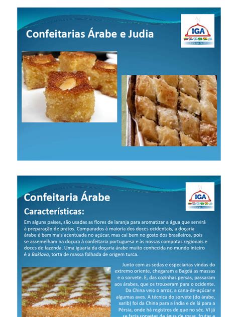 Confeitaria Arabe - Confeitaria Árabe e Judia | PDF