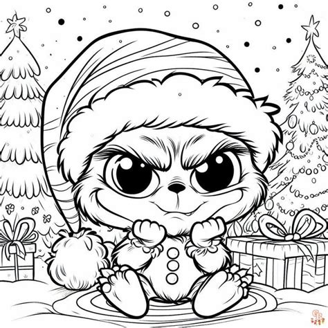 Free Grinch Christmas Coloring Pages Printable