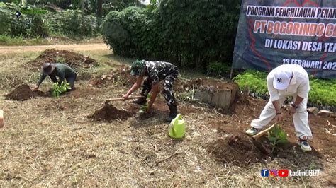 Di Lokasi Tmmd Ke Kasdim Kota Sukabumi Tanam Sejuta Pohon