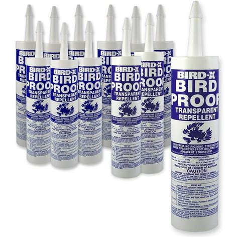 Bird X Bird Proof Gel Bird Repellent Case Of 12