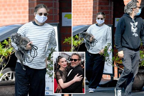 Rooney Mara shows off baby bump with fiance Joaquin Phoenix in first ...