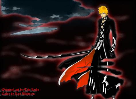 Ichigos New Bankai Rendering By Kyo Bladezen By Kyobladezen On