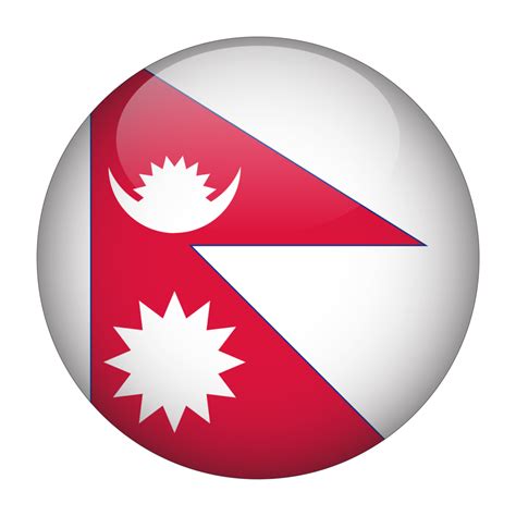 Nepal 3D Rounded Flag With Transparent Background 15272050 PNG