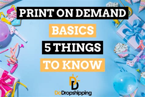 Print On Demand Basics 5 Things Every Beginner Should Know