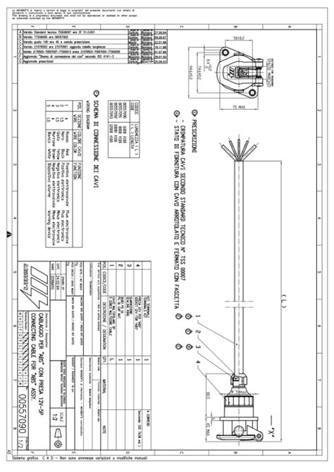 ABS Verbindungskabel 12 V 5 Pol 6 M Hoelzle