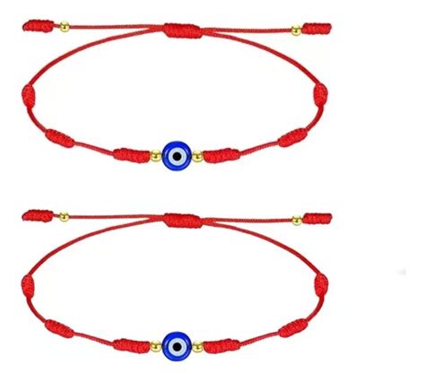 X Pulsera Protecci N Amuleto Poderoso Hilo Rojo Ojo Turco Cuotas Sin