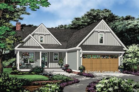 Charming Craftsman Home Plan With Bonus Room Above Garage Gdn