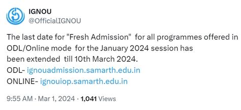 IGNOU Admission Re Registration 2024 Deadline Extended AGAIN Last