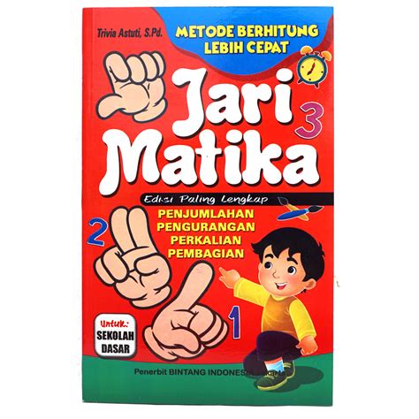 Buku Aktivitas Anak Full Color Warna Jarimatika Metode Berhitung