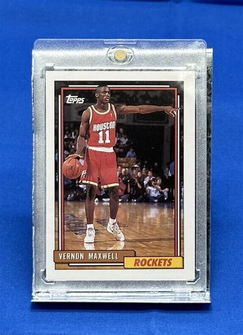 Vernon Maxwell Houston Rockets Topps Gold Card Ebay