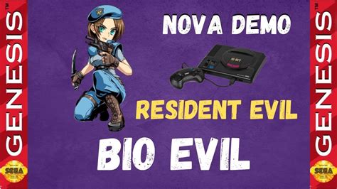 NOVA DEMO 2023 Resident Evil Bio Evil Demake Sega Genesis Mega Drive