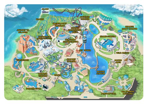 Seaworld On Map 4
