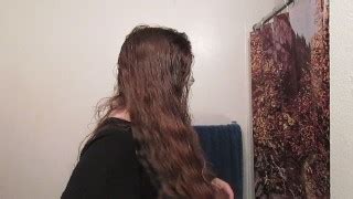 Hair Journal Combing Long Curly Strawberry Blonde Hair Week 15 ASMR Vidéos Porno