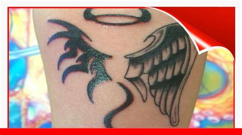 250 Best Angel Devil Tattoo Designs 2020 Demon Vs God Ideas YouTube