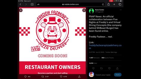 Freddy Fazbears Pizza Delivery Coming Soon In Real Life Youtube