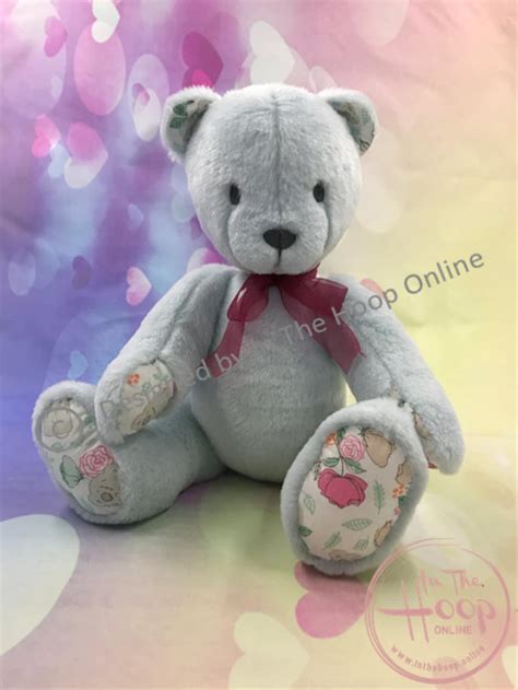 Easy Large Teddy Bear Sewing Pattern Jointed Memory Bear Etsy