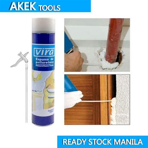 Vira Polyurethane Foam PU Foam Spray 750ml Fills Cracks And Joints