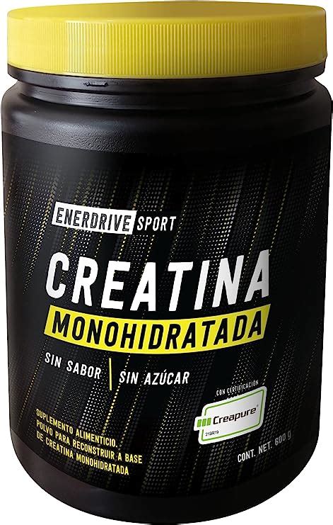 Enerdrive Sport Creatina Monohidratada Certificación Creapure® 600g