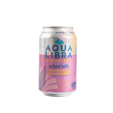 Aqua Libra Raspberry And Blackcurrant Sparkling Water 330ml Healthy Options