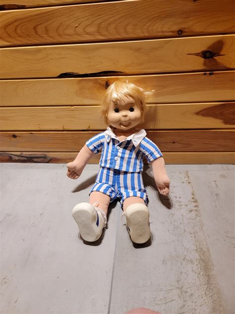 My Buddy Doll Playskool VINTAGE 1986 Boy Doll Short Blonde Hair With