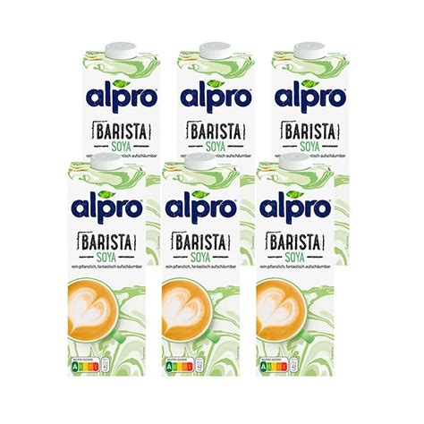 ALPRO Soja Barista Bebida 100 Vegetal PACK AHORRO 6x1L