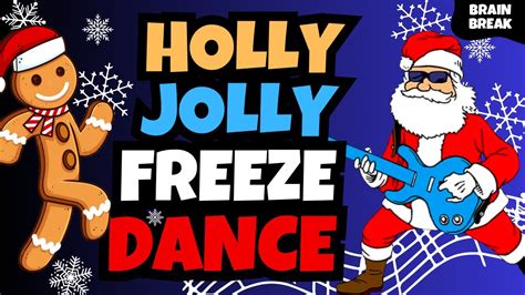 Christmas Freeze Dance Yoga Christmas Brain Break Winter Just