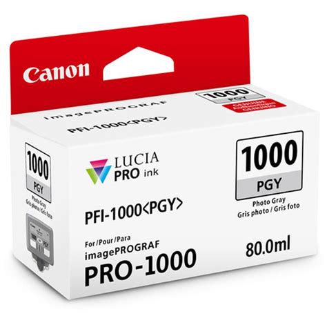 Canon Pfi Pgy Lucia Pro Photo Gray Ink Tank Ml Auckland