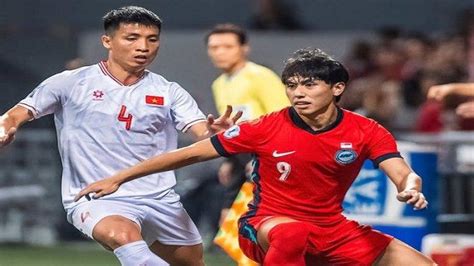 Hasil Score Singapura Vs Vietnam Leg Pertama Semi Final Piala AFF 2024