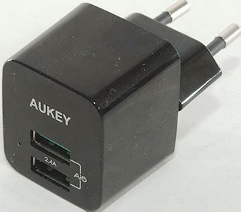 Test Review Of Aukey Dual Port Wall Charger PA U32 USB Power Devices