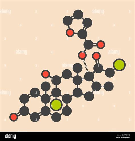 Mometasone Furoate Steroid Drug Molecule Hi Res Stock Photography And