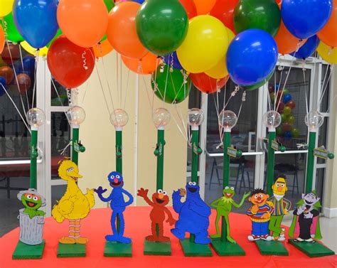 Sesame Street Centerpieces Sesame Street Centerpiece Party Favors Birthday Parties