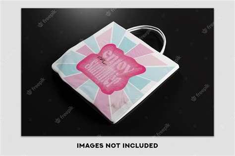 Premium PSD | Paper bag mockup