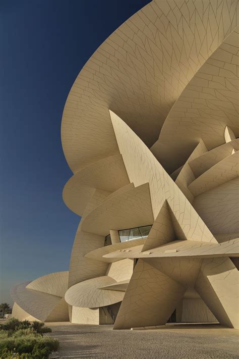 National Museum of Qatar - Highly detailed | Geometric architecture ...