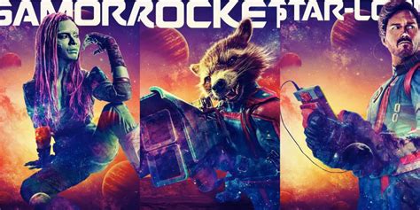 New Guardians Of The Galaxy Vol Character Posters Revealed