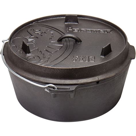 Petromax Feuertopf FT12 T Dutch Oven Mit Planem Boden Gusseisen Ca 11