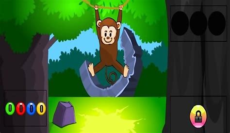 Funny Monkey Forest Escape - free online game : Puzzle : INFOX Games