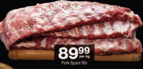 Pork Spare Rib Offer At Checkers